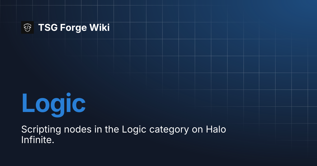 Logic | TSG Forge Wiki
