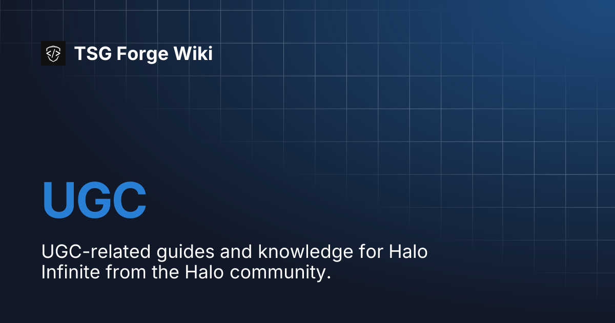 UGC | TSG Forge Wiki